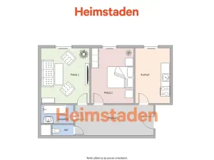 Pronájem bytu 2+1, Ostrava - Poruba, 17. listopadu, 55 m2