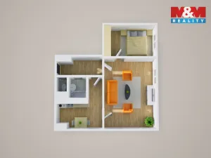 Prodej bytu 2+1, Teplice - Řetenice, Buzulucká, 47 m2