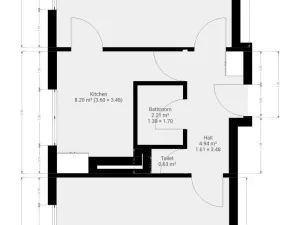 Pronájem bytu 2+1, Praha - Letňany, Dudkova, 53 m2