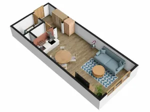 Prodej bytu 1+kk, Tábor, Havanská, 30 m2