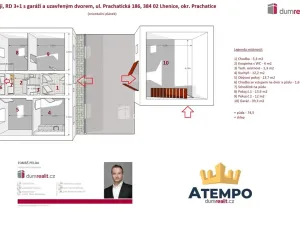 Prodej rodinného domu, Lhenice, Prachatická, 103 m2