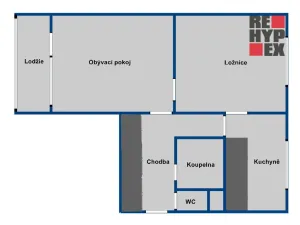 Prodej bytu 2+1, Praha - Záběhlice, Přesličková, 56 m2