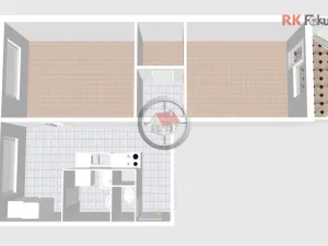 Prodej bytu 2+1, Třebíč - Nové Dvory, Gen. Svobody, 58 m2