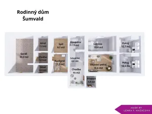 Prodej rodinného domu, Šumvald, 112 m2