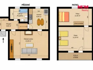 Prodej chalupy, Zruč nad Sázavou, Ke Ctiborkám, 65 m2