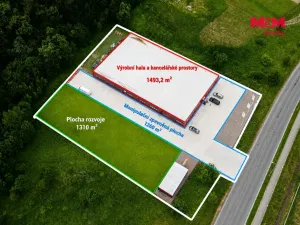 Prodej výrobních prostor, Pardubice - Staré Čívice, U Panasonicu, 5179 m2