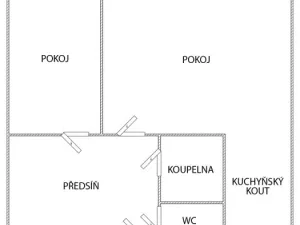Prodej bytu 2+kk, Most, tř. Budovatelů, 36 m2