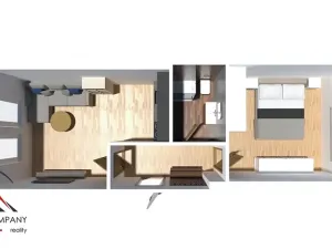 Pronájem bytu 2+kk, Ostrava, Křišťanova, 41 m2