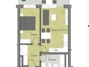 Prodej bytu 2+kk, Praha - Hloubětín, Lehovecká, 49 m2
