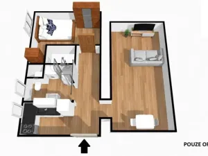 Pronájem bytu 2+1, Plzeň, Tělocvičná, 55 m2