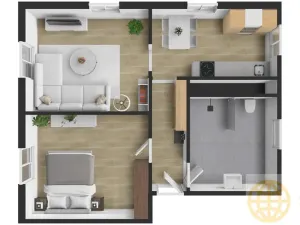 Prodej bytu 2+1, Mníšek pod Brdy, Skalecká, 54 m2