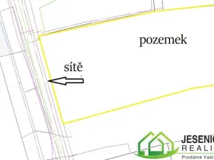 Prodej pozemku pro bydlení, Jeseník, 28. října, 1071 m2