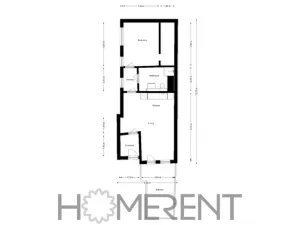 Pronájem bytu 2+kk, Praha, Vyšehradská, 57 m2