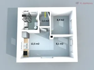 Prodej rodinného domu, Orlová - Lutyně, Přespolní, 37 m2
