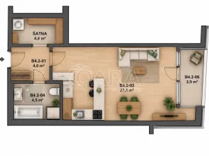 Prodej bytu 1+kk, Praha - Smíchov, Jindřicha Plachty, 40 m2