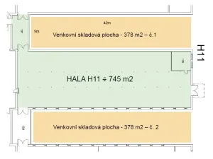 Pronájem skladu, Praha - Horní Počernice, V slavětíně, 745 m2