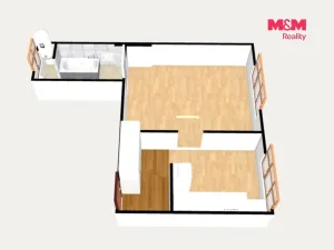 Prodej bytu 1+1, Karlovy Vary - Dvory, Kpt. Jaroše, 40 m2