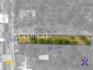 Prodej pozemku pro bydlení, Uherský Brod, Vinohradská, 861 m2