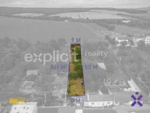 Prodej pozemku pro bydlení, Uherský Brod, Vinohradská, 861 m2