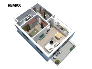 Prodej bytu 2+1, Horoměřice, Velvarská, 55 m2