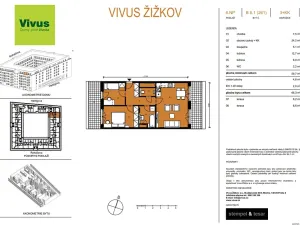 Prodej bytu 3+kk, Praha - Žižkov, Kaplířova, 66 m2