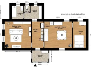 Prodej rodinného domu, Heřmaničky, 77 m2