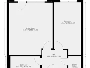 Pronájem bytu 2+kk, Praha - Kbely, Sedlářova, 50 m2