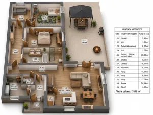 Prodej rodinného domu, Tišice, Na ladech, 116 m2