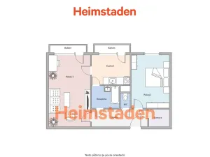 Pronájem bytu 2+1, Frýdek-Místek - Místek, Marie Majerové, 58 m2