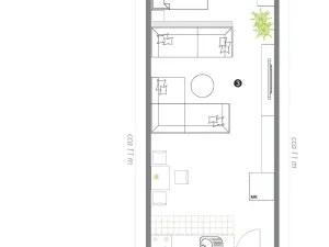 Pronájem bytu 1+kk, Teplice, Masarykova třída, 60 m2