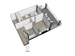 Prodej bytu 2+kk, Brno, třída Generála Píky, 84 m2