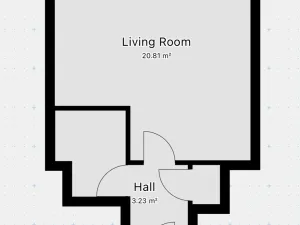 Pronájem bytu 1+kk, Praha - Hostivař, Vladycká, 28 m2