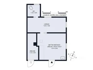 Prodej chaty, Boršov nad Vltavou, 30 m2