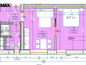 Pronájem bytu 2+kk, Jistebnice, Sedlecká, 40 m2