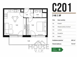 Prodej bytu 2+kk, Unhošť, Karla Čapka, 40 m2