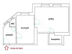 Pronájem bytu 1+1, Praha - Vršovice, Minská, 42 m2