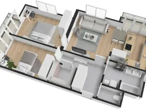 Pronájem bytu 3+kk, Praha - Chodov, Drahňovická, 91 m2