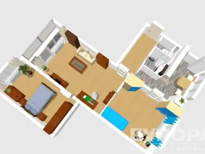 Prodej bytu 3+1, Praha - Strašnice, Černokostelecká, 61 m2