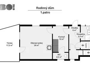 Prodej rodinného domu, Zubčice, 140 m2