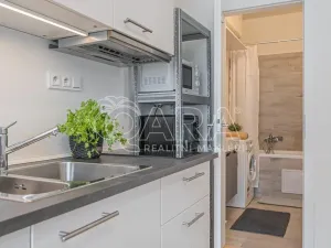 Pronájem bytu 1+kk, Praha - Holešovice, Jankovcova, 27 m2
