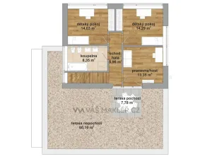 Pronájem vily, Úvaly, Hvězdova, 162 m2