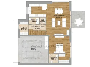 Pronájem vily, Úvaly, Hvězdova, 162 m2