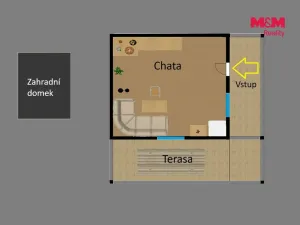 Prodej zahrady, Čáslav, Chotusická, 360 m2