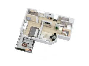 Prodej bytu 2+kk, Praha - Kunratice, K Václavce, 71 m2