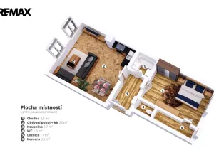 Pronájem bytu 2+kk, Praha - Vinohrady, Budečská, 60 m2