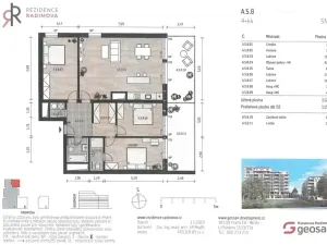 Pronájem bytu 4+kk, Praha - Břevnov, Radimova, 120 m2