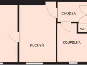 Prodej bytu 2+kk, Mladé Buky, 43 m2