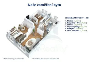 Prodej bytu 2+1, Chotěboř, Hoffmanova, 50 m2
