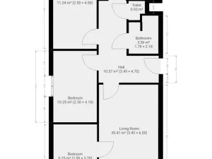 Pronájem bytu 4+1, Praha - Žižkov, Květinková, 74 m2