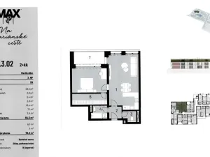 Pronájem bytu 2+kk, Brandýs nad Labem-Stará Boleslav - Brandýs nad Labem, Dřevčická, 65 m2